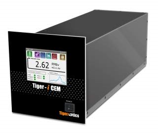 Designed to meet present and future challenges in Continuous Emissions Monitoring (CEM), the compact Tiger-i CEM is available for detection of HCl, HF, NH3, H2S, CO, and HCN